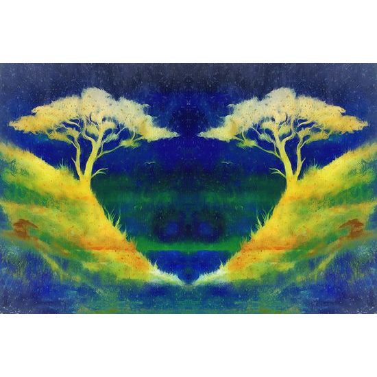 Jedinečná tapeta magická krajina