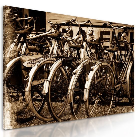 Obraz historické bicykle