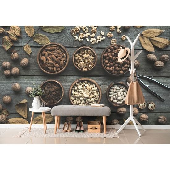 Fototapeta rôzne druhy orieškov