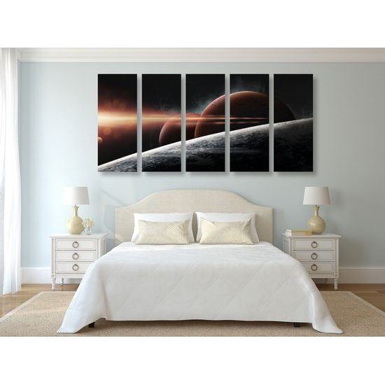 5-dielny obraz tajuplné planéty