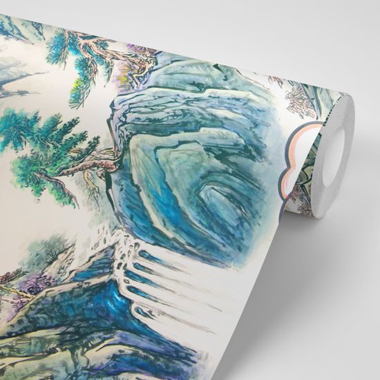 Samolepiaca tapeta maľba čínskej krajiny