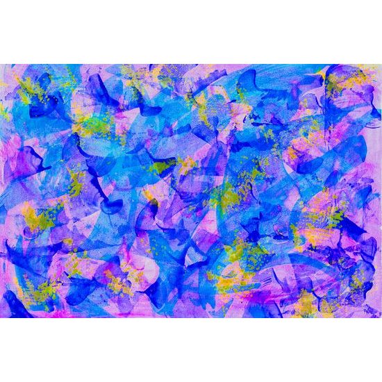 Samolepiaca tapeta nevädzovo modrá abstrakcia