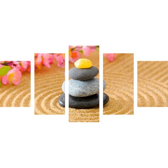 5-dielny obraz Zen svätyňa