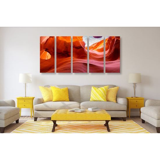 5-dielny obraz nádherný Grand Canyon