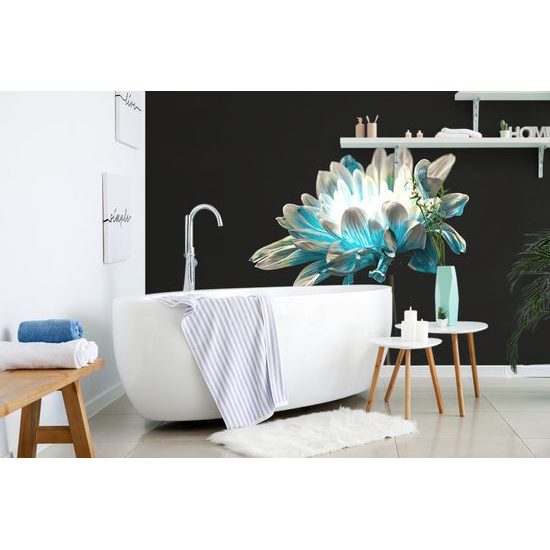 Samolepiaca tapeta nádherná sedmokráska na tmavom pozadí