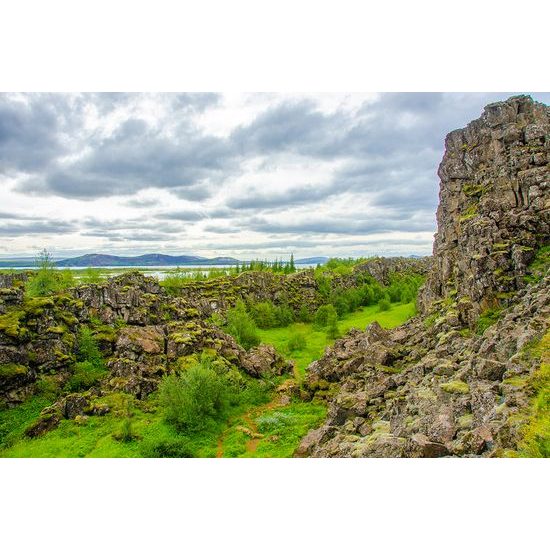 Samolepiaca fototapeta zaujímavý park Thingvellir