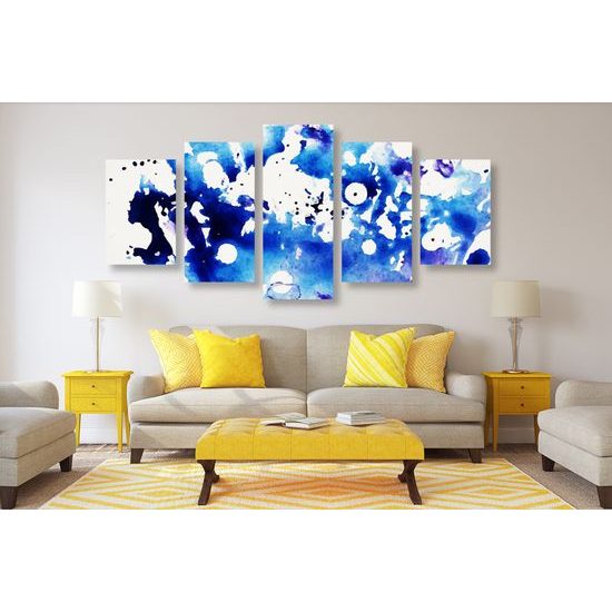 5-dielny obraz umelecká abstraktná maľba