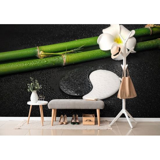 Samolepiaca fototapeta wellness zátišie s Jing a Jang