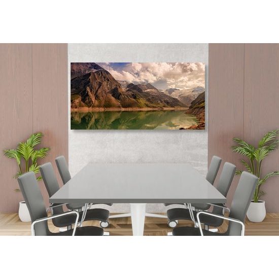 Obraz pleso obklopené horami