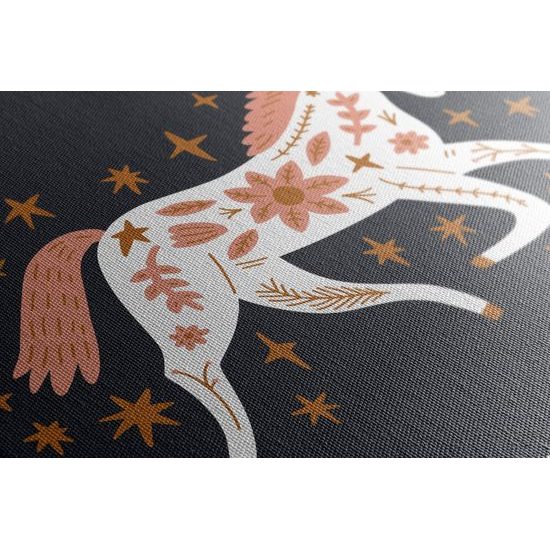 Obraz čarovný jednorožec v zaujímavom prevedení