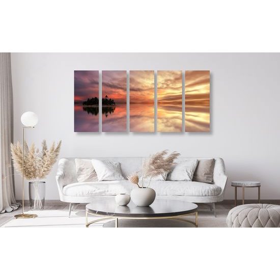 5-dielny obraz ostrov stroskotancov