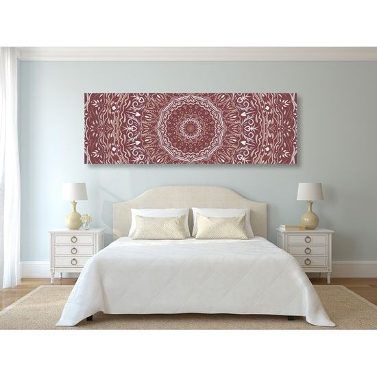 Obraz ukľudnujúca Mandala v ružovom prevedení