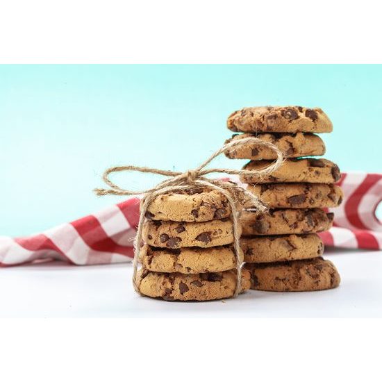 Fototapeta cookies sušienky s kúskami čokolády