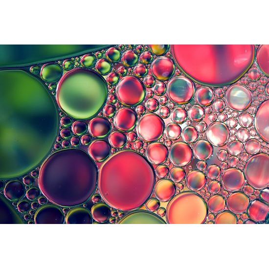 Tapeta kvapky plné farieb