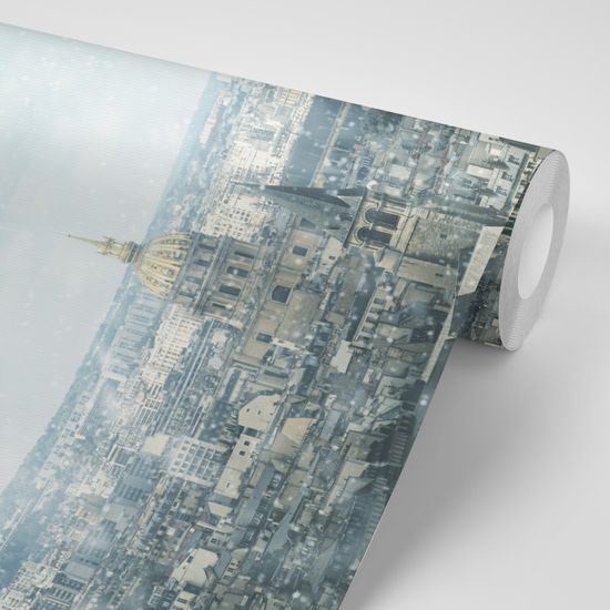 Samolepiaca fototapeta historický Paríž v zime