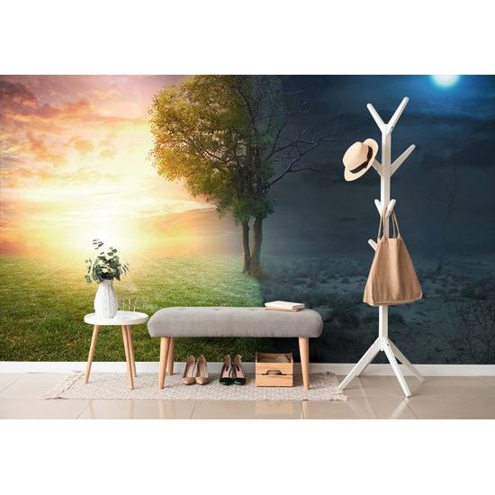 Tapeta spojenie dňa s nocou