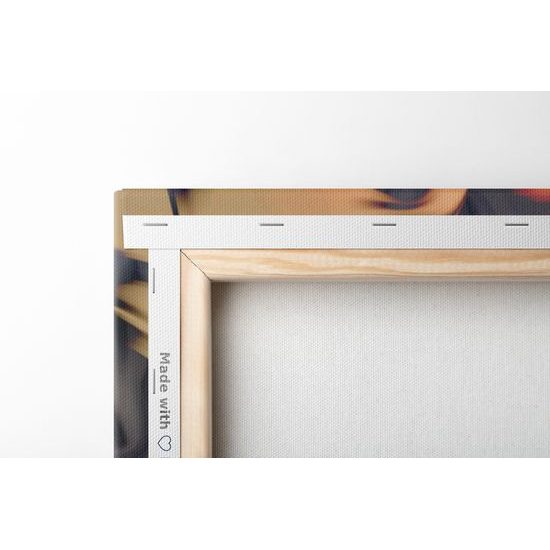 Obraz nádherné umelecké prevedenie zasneženého lesa