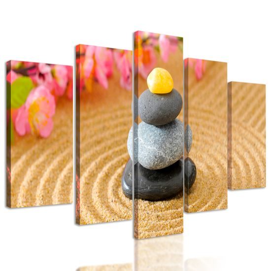 5-dielny obraz Zen svätyňa