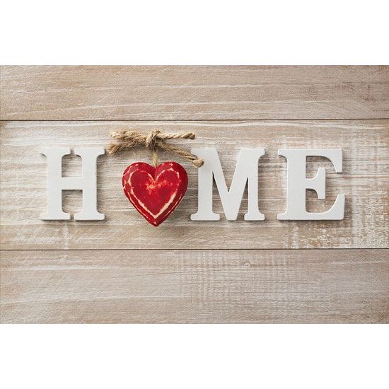 Samolepiaca tapeta štýlový nápis Home