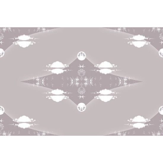 Samolepiaca tapeta abstraktné obrazce na béžovom pozadí