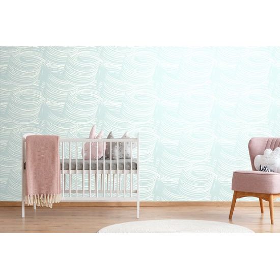 Tapeta nežná abstrakcia na modrom pozadí