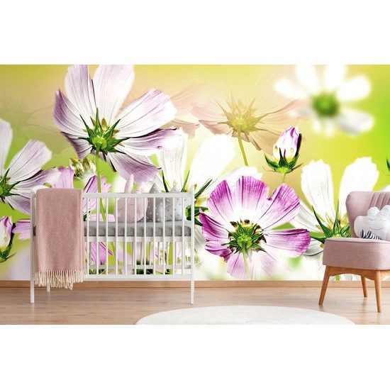 Samolepiaca tapeta jemnosť kvetov