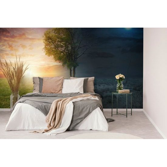 Tapeta spojenie dňa s nocou