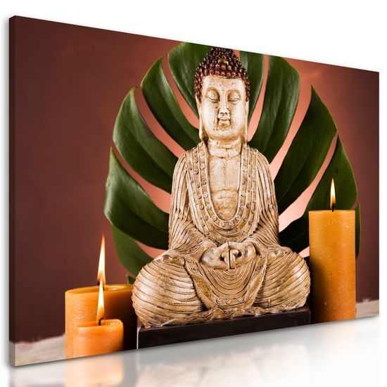 Obraz soška Budhu v Zen zátiší