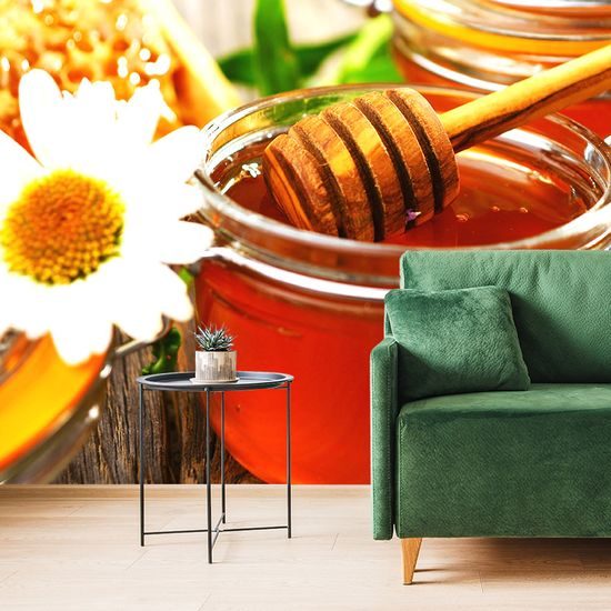 Samolepiaca fototapeta medové zátišie