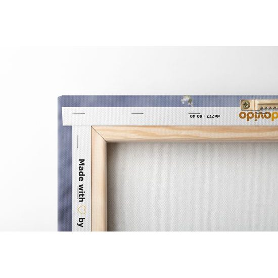 Obraz karafiát vo vintage črepníku