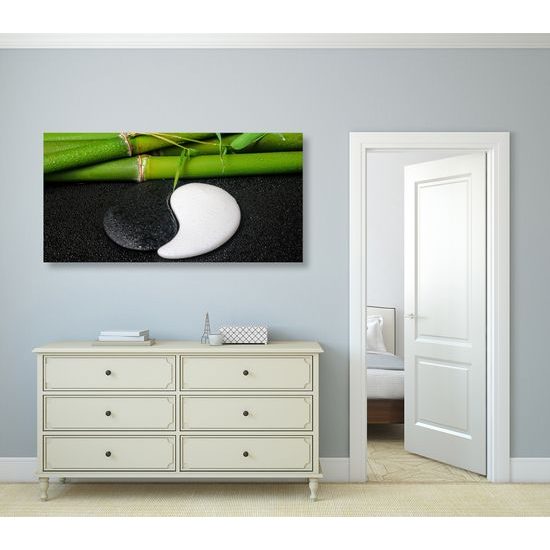 Obraz relaxačné Jin a Jang zátišie