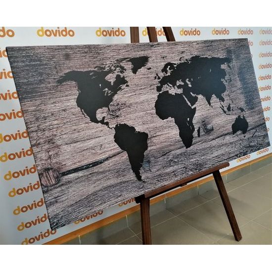 Obraz umelecká mapa sveta