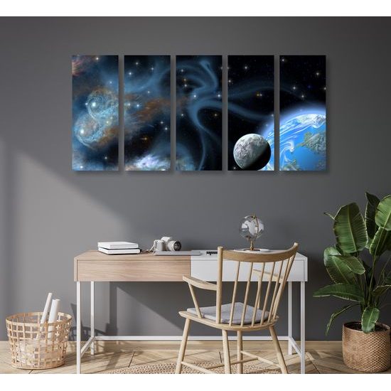 5-dielny obraz magické sily vesmíru