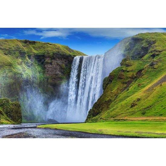 Fototapeta majestátny vodopád na Islande