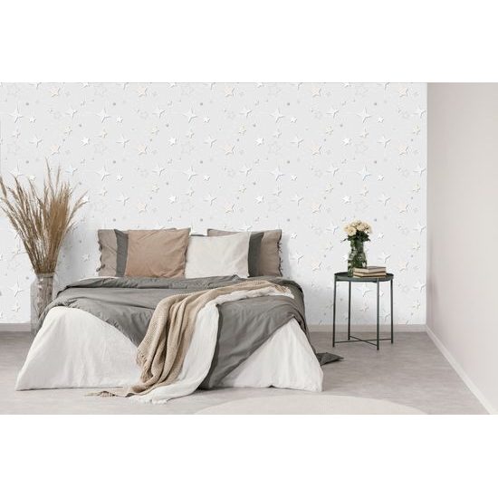 Samolepiaca tapeta krásne hviezdičky na nočnej oblohe