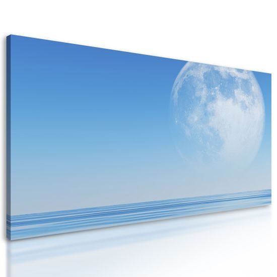 Obraz mesiac za horizontom