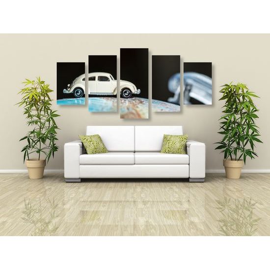 5-dielny obraz cesta okolo sveta