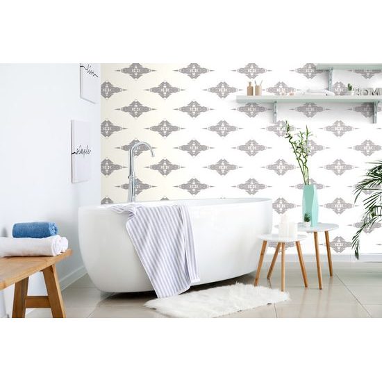 Samolepiaca tapeta abstraktné obrazce na bielom pozadí