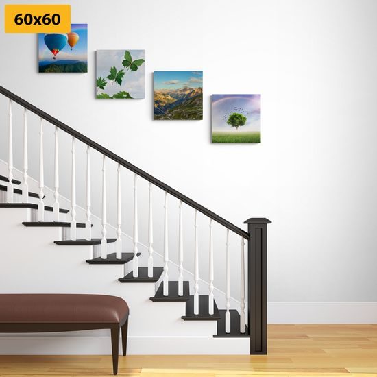 Set obrazov nádherné prírodné scenérie