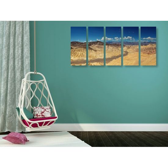 5-dielny obraz púštne duny