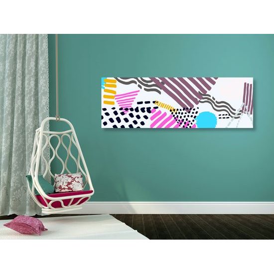 Obraz pútavý farebný vzor