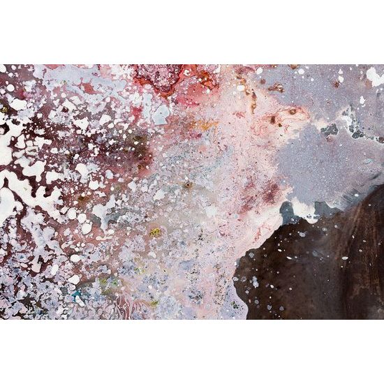 Samolepiaca tapeta nezvyčajná abstrakcia v jemných farbách
