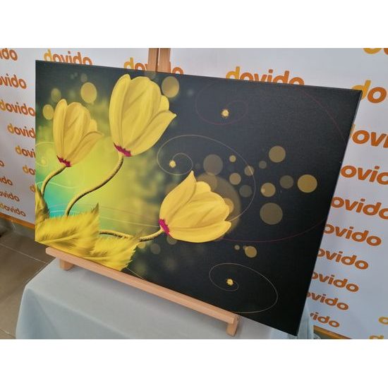 Obraz kvety v luxusnom prevedení