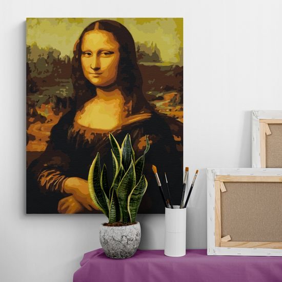 Maľovanie podľa čísiel Leonardo da Vinci - Mona Lisa