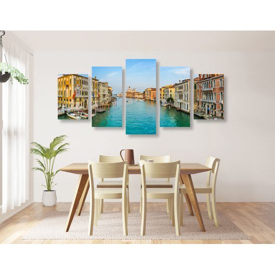 5-dielny obraz Benátky v plnej kráse