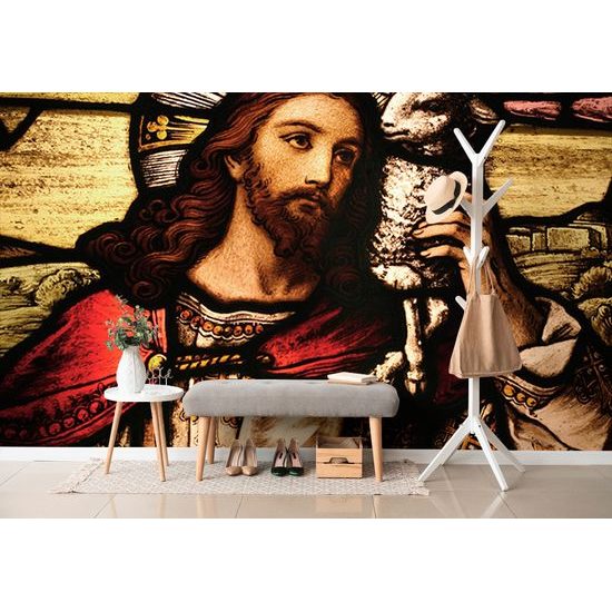 Tapeta milosrdný Ježiš Kristus s jahniatkom