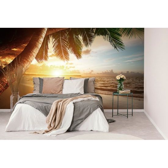 Samolepiaca fototapeta východ slnka na pláži v Karibiku