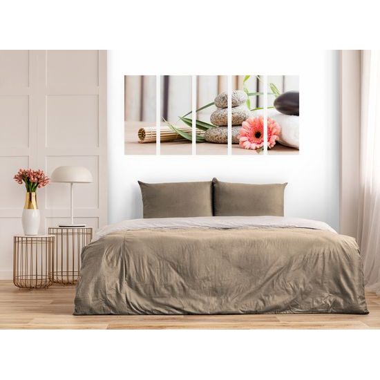 5-dielny obraz zátišie s prvkami Feng Shui