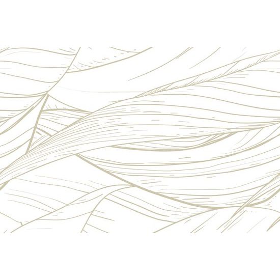 Samolepiaca tapeta krehký list v béžovom prevedení