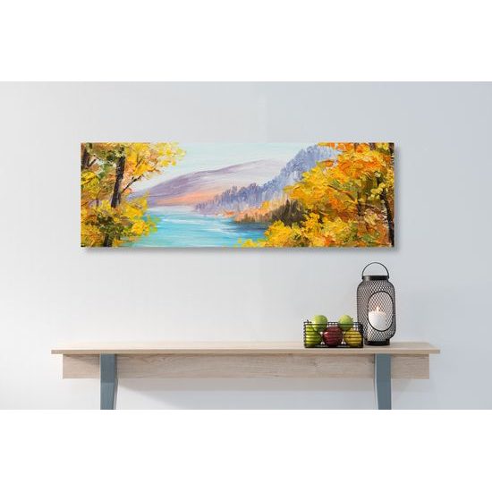 Obraz umelecká maľba nádhernej prírody